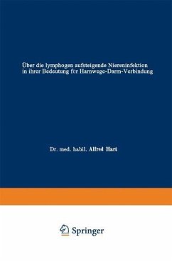 Cover Über die lymphogen aufsteigende Niereninfektion in ihrer Bedeutung für Harnwege-Darm-Verbindung (eBook, PDF)