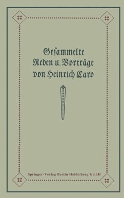 Cover Gesammelte Reden und Vorträge (eBook, PDF)