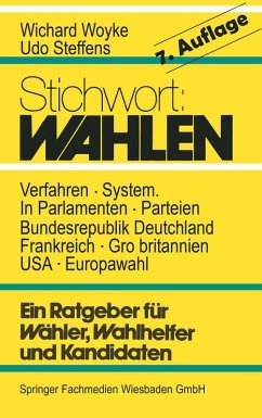 Stichwort: Wahlen (eBook, PDF) Cover Stichwort: Wahlen (eBook, PDF)
