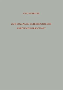 Cover Zur Sozialen Gliederung der Arbeitnehmerschaft (eBook, PDF)