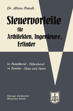Steuervorteile für Architekten, Ingenieure und Erfinder (eBook, PDF) - Pausch, Alfons