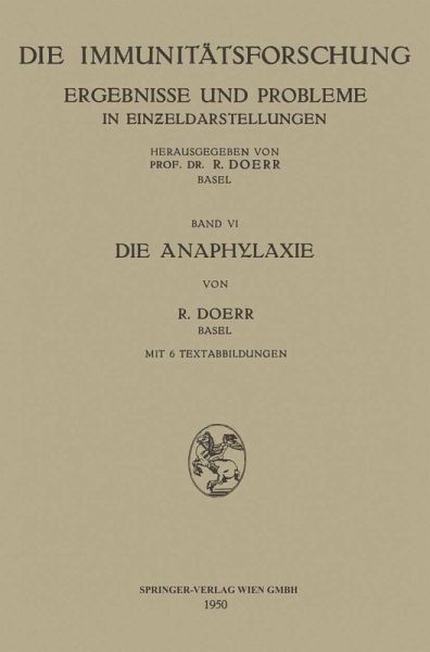 Die Anaphylaxie (eBook, PDF)