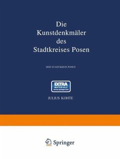 Cover Die Kunstdenkmäler des Stadtkreises Posen (eBook, PDF)