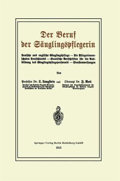 Der Beruf der Säuglingspflegerin (eBook, PDF) - Langstein, Leo; Rott, Fritz