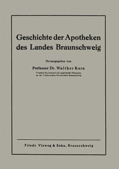 Geschichte der Apotheken des Landes Braunschweig (eBook, PDF) - Kern, Walther