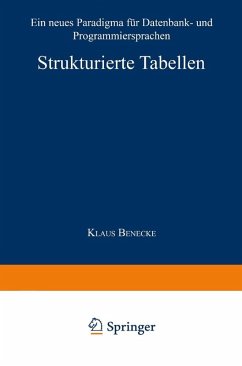 Strukturierte Tabellen (eBook, PDF) - Benecke, Klaus