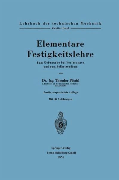 Elementare Festigkeitslehre (eBook, PDF)