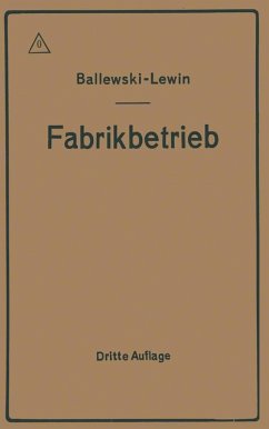 Cover Der Fabrikbetrieb (eBook, PDF)