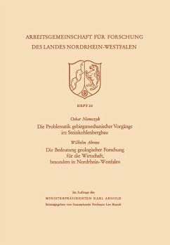 Cover Die Problematik gebirgsmechanischer Vorgänge im Steinkohlenbergbau (eBook, PDF)