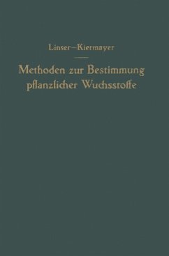 Cover Methoden zur Bestimmung pflanzlicher Wuchsstoffe (eBook, PDF)