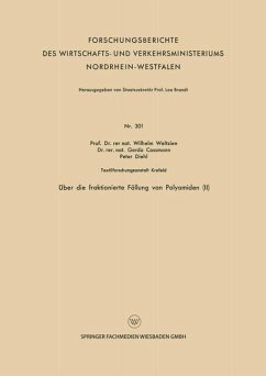 Über die fraktionierte Fällung von Polyamiden (II) (eBook, PDF) Cover Über die fraktionierte Fällung von Polyamiden (II) (eBook, PDF)