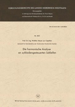 Cover Die harmonische Analyse an zykloidengesteuerten Schleifen (eBook, PDF)