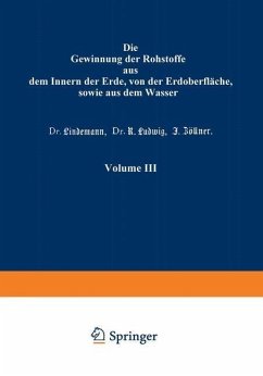 Cover Die Gewinnung der Rohstoffe aus dem Innern der Erde, von der Erdoberfläche, sowie aus dem Wasser (eBook, PDF)