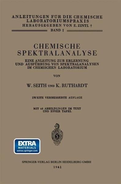 Chemische Spektralanalyse (eBook, PDF) Chemische Spektralanalyse (eBook, PDF)