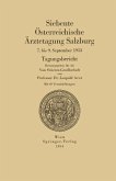 Siebente Österreichische Ärztetagung Salzburg (eBook, PDF)