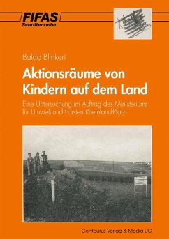 Aktionsräume von Kindern auf dem Land (eBook, PDF) - Blinkert, Baldo; Achnitz, Christian; Schwab, Katja; Spiegel, Jürgen; Zischke, Lothar