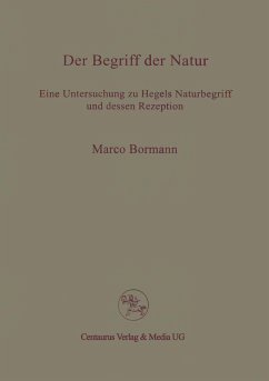 Der Begriff der Natur (eBook, PDF) - Bormann, Marco