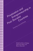 Privatization and Entrepreneurship in Post-Socialist Countries (eBook, PDF)