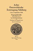 Achte Österreichische Ärztetagung Salzburg (eBook, PDF)