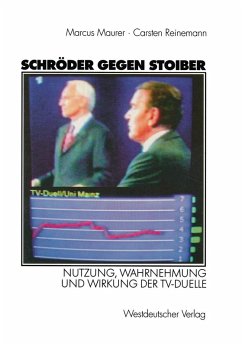 Schröder gegen Stoiber (eBook, PDF) - Maurer, Marcus; Reinemann, Carsten