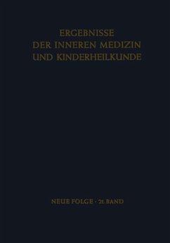 Ergebnisse der Inneren Medizin und Kinderheilkunde (eBook, PDF)