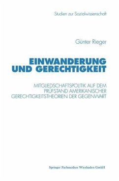 Einwanderung und Gerechtigkeit (eBook, PDF) - Rieger, Günter