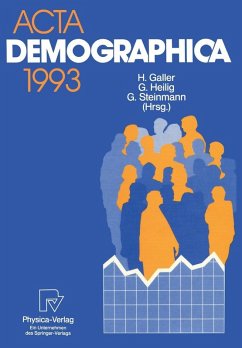 Acta Demographica 1993 (eBook, PDF) - Galler, Heinz; Heilig, Gerhard; Steinmann, Gunter
