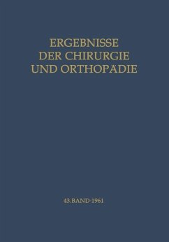 Cover Ergebnisse der Chirurgie und Orthopädie (eBook, PDF)