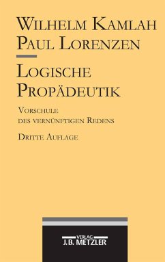 Logische Propädeutik (eBook, PDF)