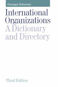International Organizations (eBook, PDF) - Schiavone, Giuseppe