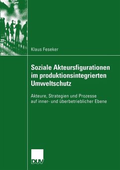 Soziale Akteursfigurationen im produktionsintegrierten Umweltschutz (eBook, PDF) - Feseker, Klaus