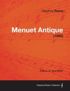 Cover Menuet Antique - A Score for Solo Piano (1895) (eBook, ePUB)
