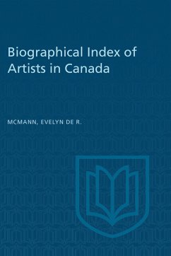 Biographical Index of Artists in Canada - McMann, Evelyn de R