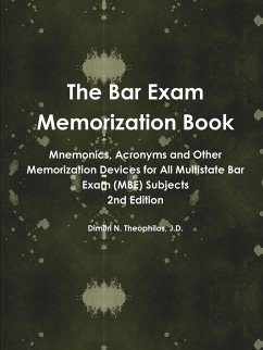 The Bar Exam Memorization Book - Theophilos, Dimitri N.