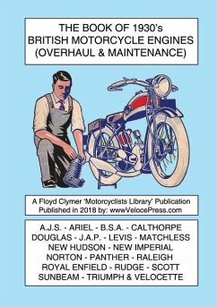 Book of 1930's British Motorcycle Engines (Overhaul & Maintenance) - Various