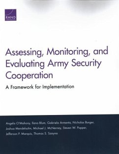 Assessing, Monitoring, and Evaluating Army Security Cooperation - O'Mahony, Angela; Blum, Ilana; Armenta, Gabriela