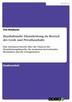 Haushaltsnahe Dienstleistung im Bereich des Groß- und Privathaushalts (eBook, PDF) - Ritzheim, Tim