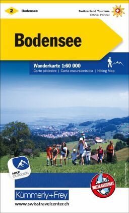 Kümmerly+Frey Wanderkarte 2 Bodensee 1:60.000 Kümmerly+Frey Wanderkarte 2 Bodensee 1:60.000