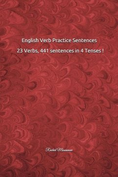 English Verb Practice Sentences: 23 Verbs, 441 sentences in 4 Tenses !: Rachid Moussaoui - Moussaoui, Rachid