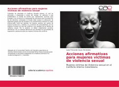 Acciones afirmativas para mujeres victimas de violencia sexual