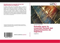 Estudio para la creación formal del departamento de logística - Pineda Guillen, Fernando