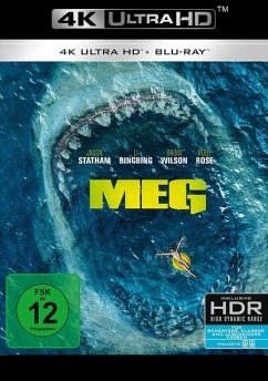 Meg - 2 Disc Bluray - Jason Statham,Bingbing Li,Rainn Wilson