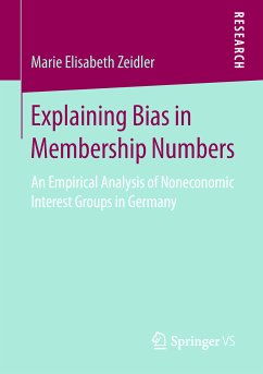 Explaining Bias in Membership Numbers (eBook, PDF) - Zeidler, Marie Elisabeth