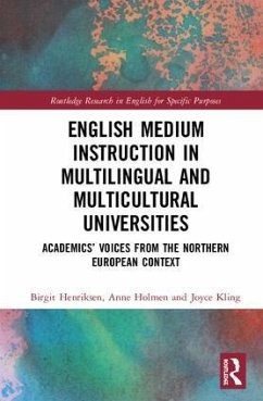 English Medium Instruction in Multilingual and Multicultural Universities - Henriksen, Birgit; Holmen, Anne; Kling, Joyce