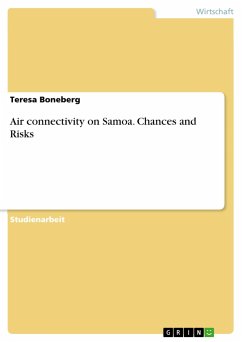 Air connectivity on Samoa. Chances and Risks