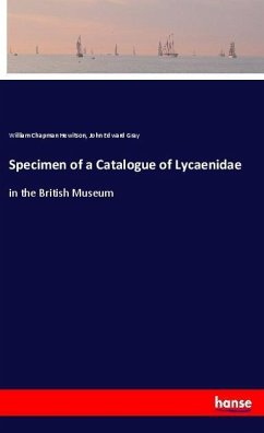 Specimen of a Catalogue of Lycaenidae - Hewitson, William Chapman;Gray, John Edward