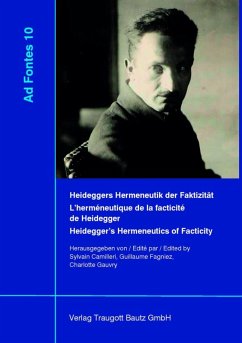 Cover Heideggers Hermeneutik der Faktizität (eBook, PDF)