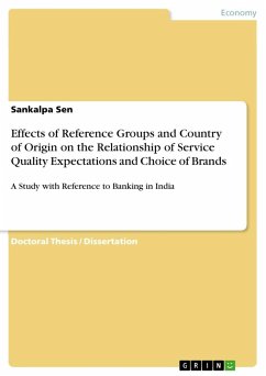 Effects of Reference Groups and Country of Origin on the Relationship of Service Quality Expectations and Choice of Brands