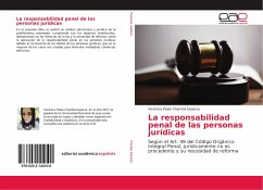 La responsabilidad penal de las personas jurídicas