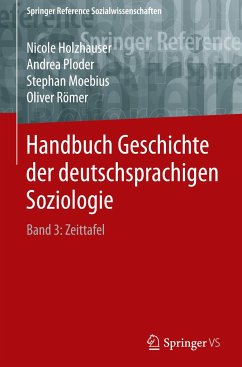 Handbuch Geschichte der deutschsprachigen Soziologie - Holzhauser, Nicole;Ploder, Andrea;Moebius, Stephan
